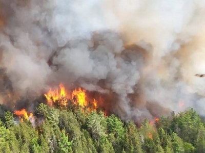 گسترش حریق‌های جنگلی در کانادا و هشدار هوای سمی برای ۱۰۰ میلیون نفر