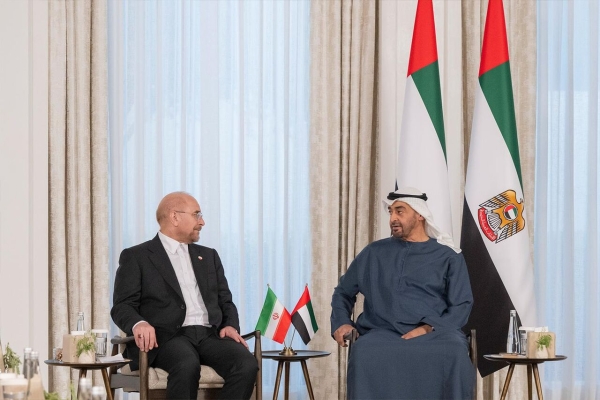 دیدار قالیباف با رئیس کشور امارات
