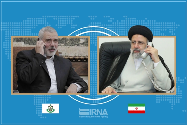گفتگوی تلفنی رئیسی و رئیس دفتر سیاسی جنبش حماس