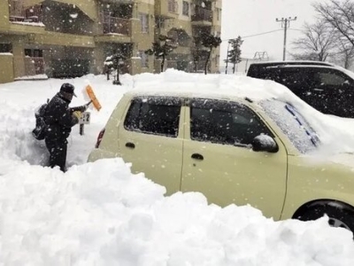 سرمای شدید و بارش سنگین برف در ژاپن