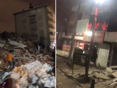 اعلام بالاترین وضعیت هشدار اضطراری در پی زلزله مهیب ترکیه+فیلم