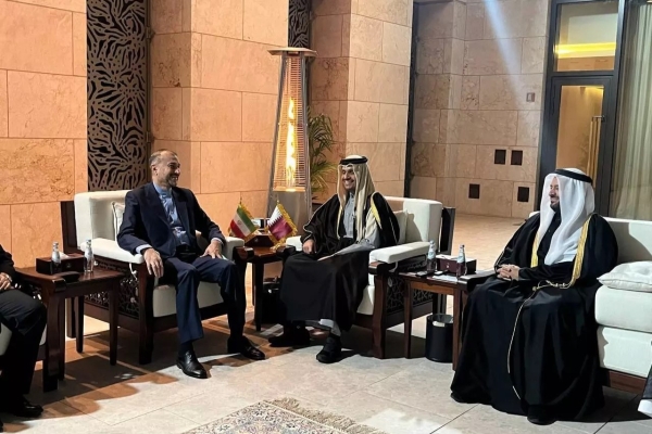 رایزنی امیرعبداللهیان با نخست وزیر و وزیر خارجه قطر در دوحه