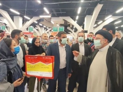 بازدید رئیس‌جمهور از فرآیند توزیع کالاهای اساسی در تهران