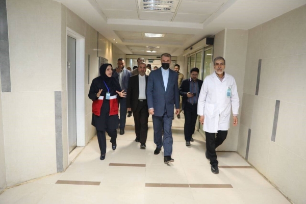 امیرعبداللهیان از بیمارستان امام علی (ع) در نجف بازدید کرد