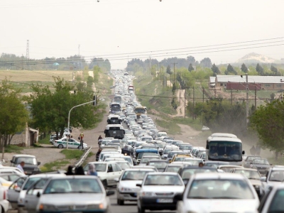 ترافیک سنگین در جاده های شمالی و منتهی به قم و مشهد