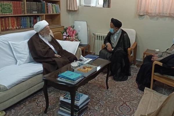 وزیر اطلاعات با مراجع عظام تقلید دیدار کرد+تصاویر