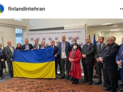 اعلام همبستگی سفیران چند کشور اروپایی با مردم اوکراین در تهران