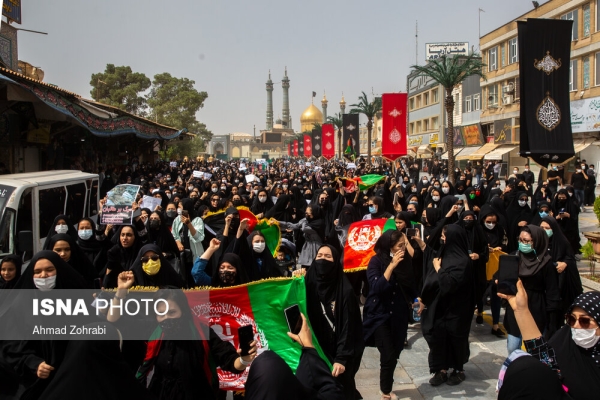 تجمع جمعی از زنان افغانستانی در اعتراض به طالبان +تصاویر