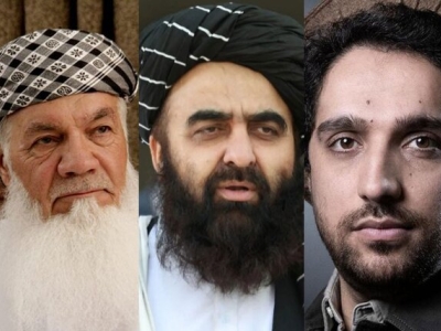 دیدار هیات طالبان با اسماعیل خان و احمد مسعود در ایران