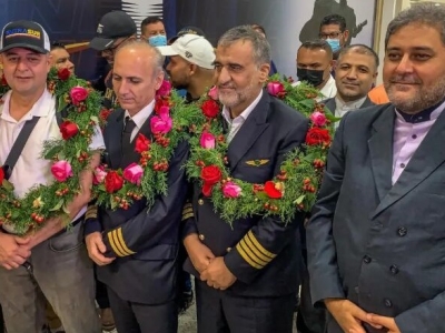3 خدمه ایرانی هواپیمای ونزوئلایی از آرژانتین به کاراکاس رسیدند