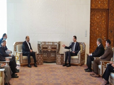 وزیر راه و شهرسازی ایران با بشار اسد دیدار کرد