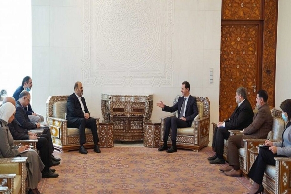 وزیر راه و شهرسازی ایران با بشار اسد دیدار کرد