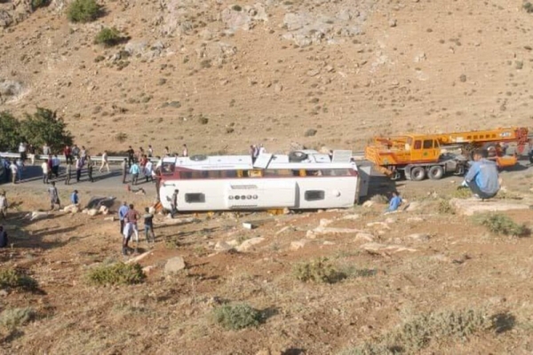 آخرین وضعیت خبرنگاران حادثه واژگونی اتوبوس ارومیه