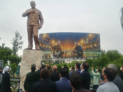 رونمایی از تندیس سردار شهید سلیمانی در تهران 