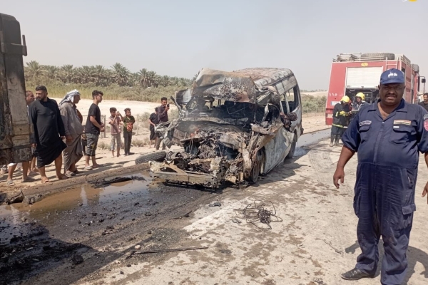 جزئیات حادثه برای زائران اربعین در عراق +تصاویر