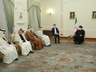 توئیت وزیر خارجه قطر درباره دیدارش با رئیسی