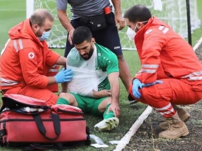 تیم ملی لبنان بدون کاپیتان مقابل ایران+عکس