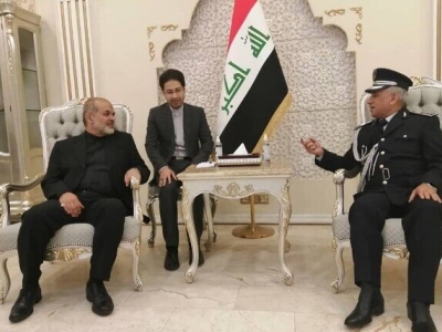 وزیر کشور وارد عراق شد