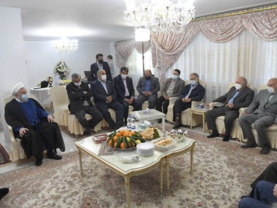 دیدار نوروزی حسن روحانی با برخی وزیران سابق و فعالان رسانه+تصاویر