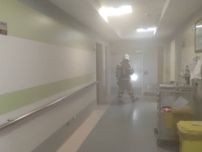 آتش سوزی بیمارستانی در یوسف آباد تهران مهار شد