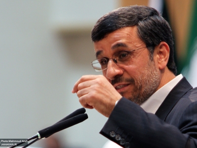 اعتراض احمدی‌نژاد به روحانی+تصویر