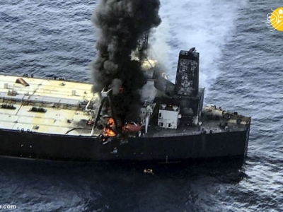 آمریکا مدعی حمله پهپاد ایرانی به نفتکشی در دریای عمان شد