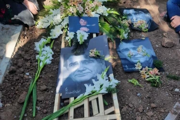 آرامگاه بدون سنگ و نشان محمدرضا شجریان، ۷۸ روز پس از درگذشت/عکس
