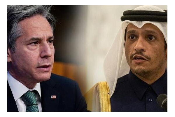 تماس تلفنی وزیرخارجه قطر با بلینکن پس از گفت‌وگو با امیرعبداللهیان