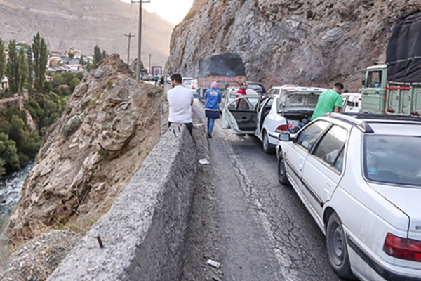 جاده هراز از ۲۲ تا ۲۵ خرداد مسدود است