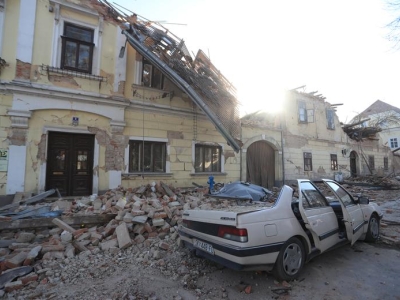 خسارت زلزله در کرواسی