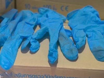 آمریکا از تایلند دستکش دست دوم طبی وارد کرد