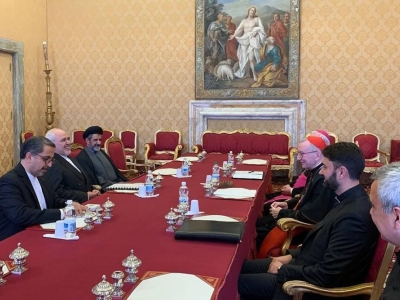 ظریف با پاپ فرانسیس دیدار کرد
