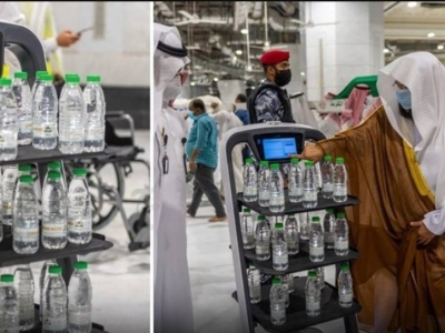 ربات‌های راهنما وارد مسجدالحرام شدند+تصاویر