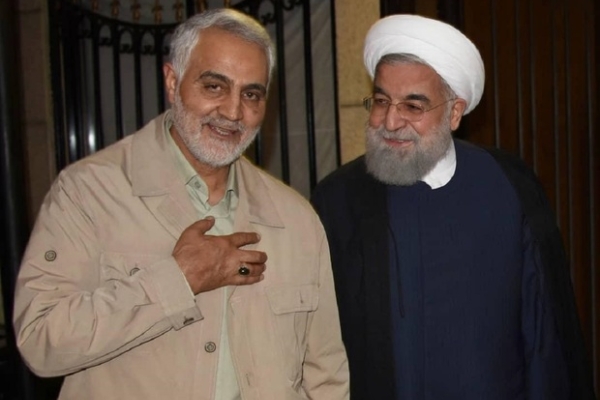 روحانی: حاج قاسم رزم در میدان‌های نبرد را بر راحت طلبی و زدوبندهای جناحی و لفاظی‌های سیاسی ترجیح داده ‌بود