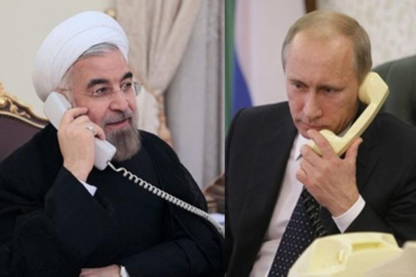 روحانی و پوتین برای کمک به حل مناقشه قره باغ مذاکره کردند