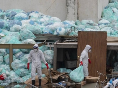 هشدار سازمان جهانی بهداشت در مورد حجم عظیم زباله‌های کرونایی
