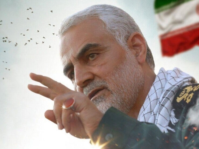 عکس و جمله ویژه سایت رهبری درباره سردار سلیمانی
