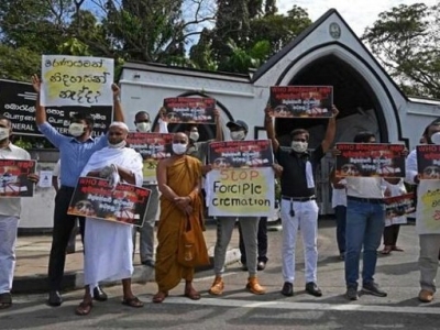 درخواست‌های حقوقی برای ممانعت از سوزاندن اجساد مسلمانان سریلانکا