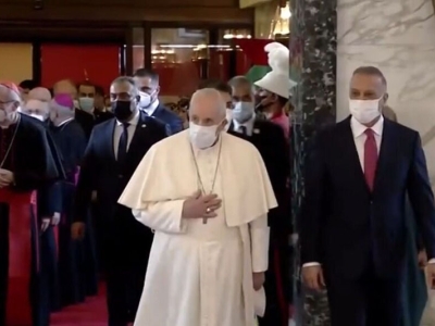 پاپ فرانسیس وارد عراق شد