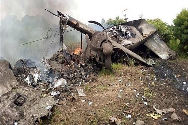 علت حادثه سقوط هواپیمای ارتش نقص فنی بود