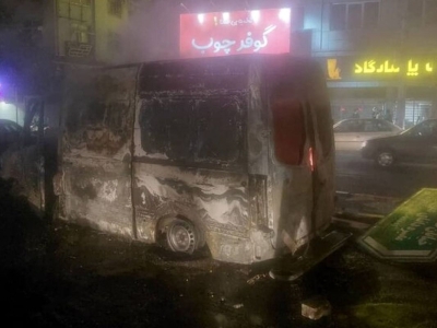 ادامه تجمع‌ در کرمان با حمله به سه آمبولانس