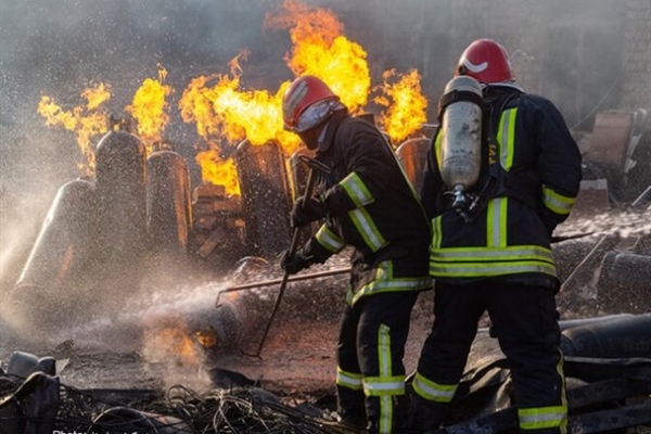جزییات آتش‌سوزی در یکی از انبارهای وزارت دفاع