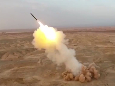 اجرای عملیات موشکی و پهپادی سپاه علیه تروریست‌های شمال عراق+ فیلم