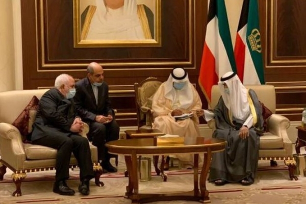 ظریف با امیر جدید کویت دیدار کرد