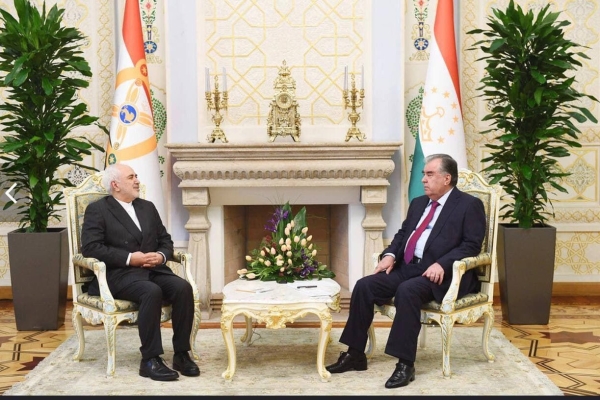 ظریف با رئیس‌جمهور تاجیکستان دیدار کرد