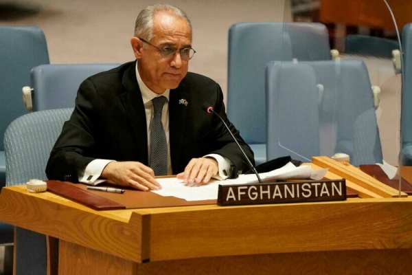 سفیر افغانستان در سامان ملل خواستار تحریم طالبان شد