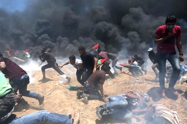 شهادت یک فلسطینی و مجروح شدن ۳۵ تن در درگیری با صهیونیست‌ها در نابلس