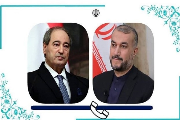 رایزنی وزیران خارجه ایران و سوریه درمورد تحولات منطقه‌ای 
