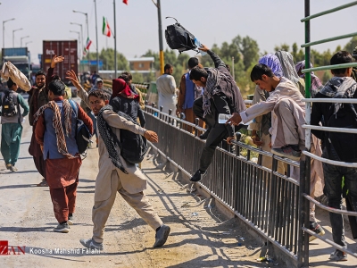 مهاجران افغانستانی در نقطه صفر مرزی 