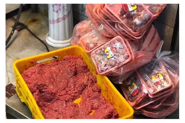 کشف گوشت‌ چرخ‌کرده تقلبی در تهران